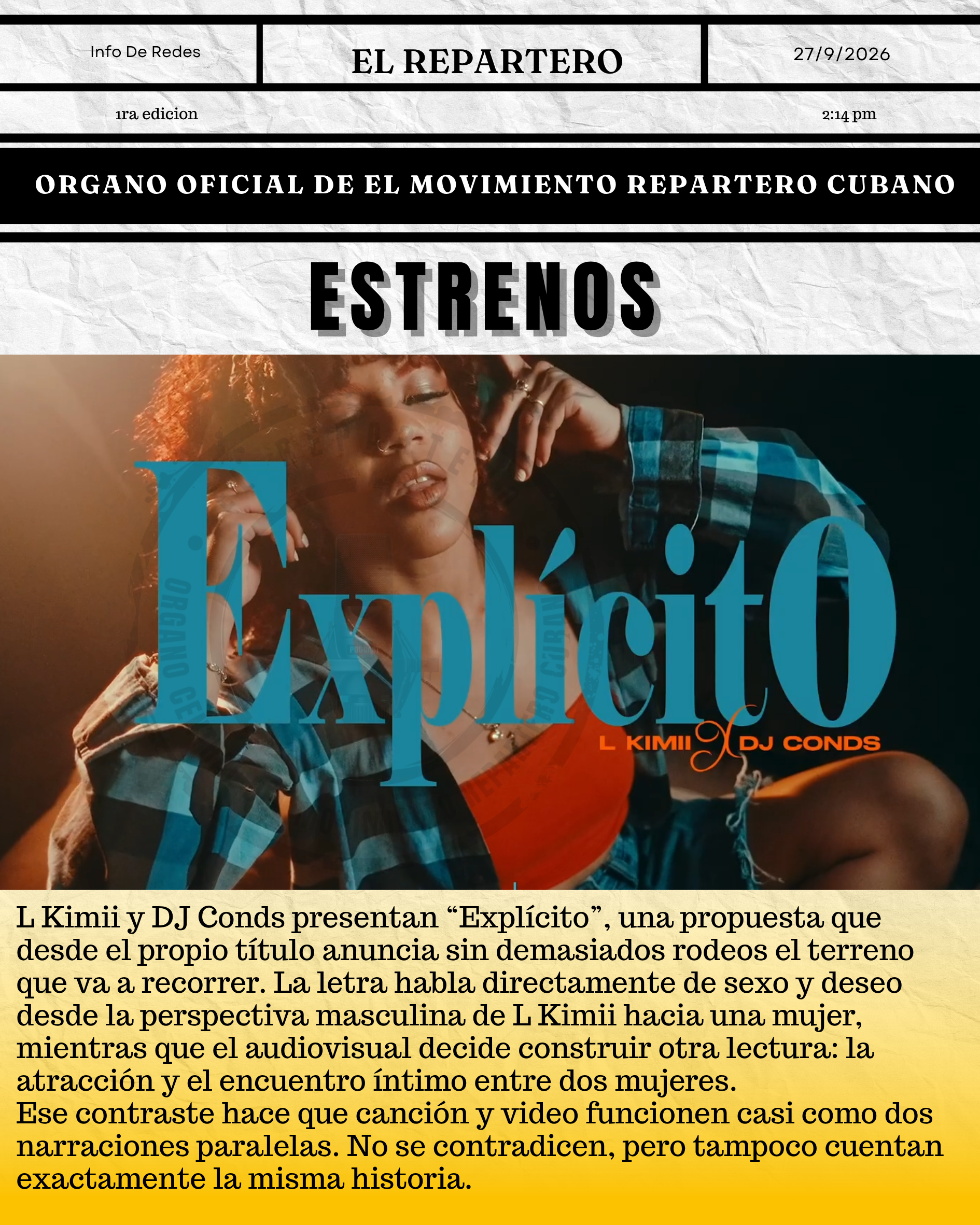El Repartero — domingo, 27 de septiembre de 2026 — página 2