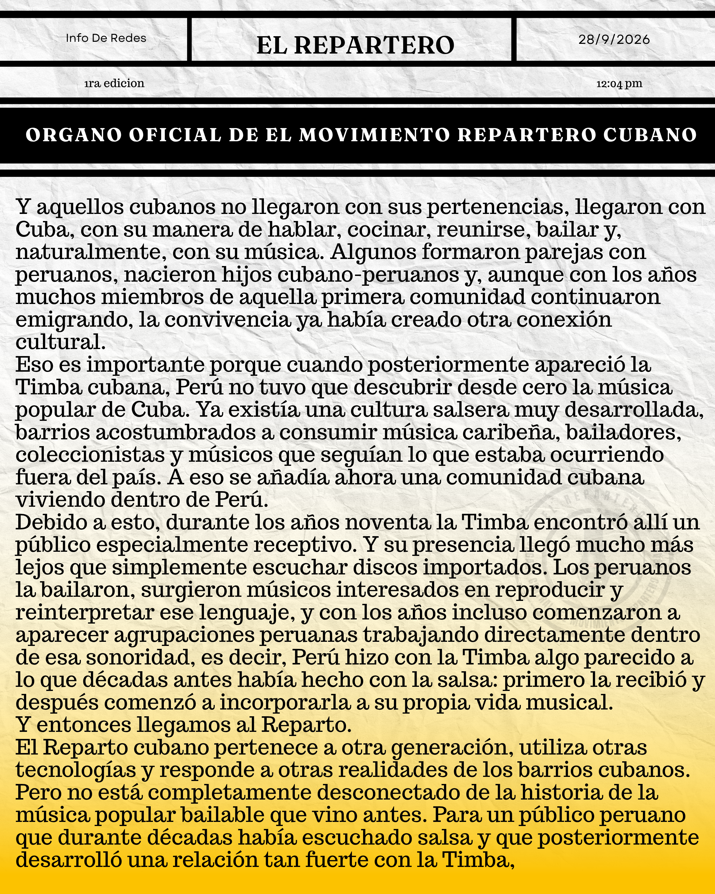El Repartero — lunes, 28 de septiembre de 2026 — página 6