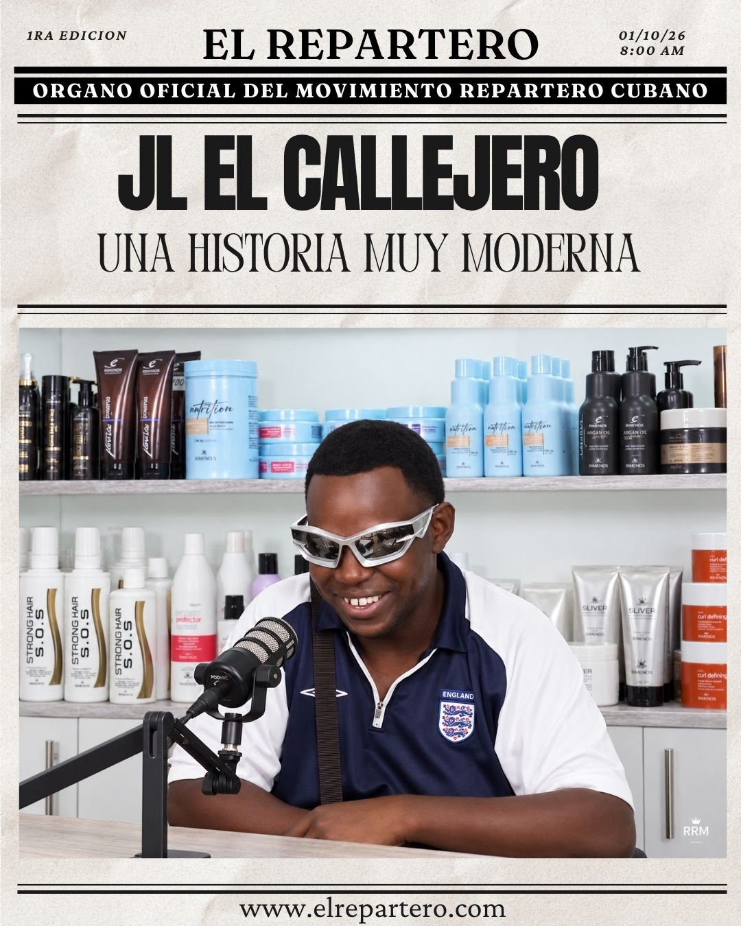Portada El Repartero — jueves, 1 de octubre de 2026, pág. 1