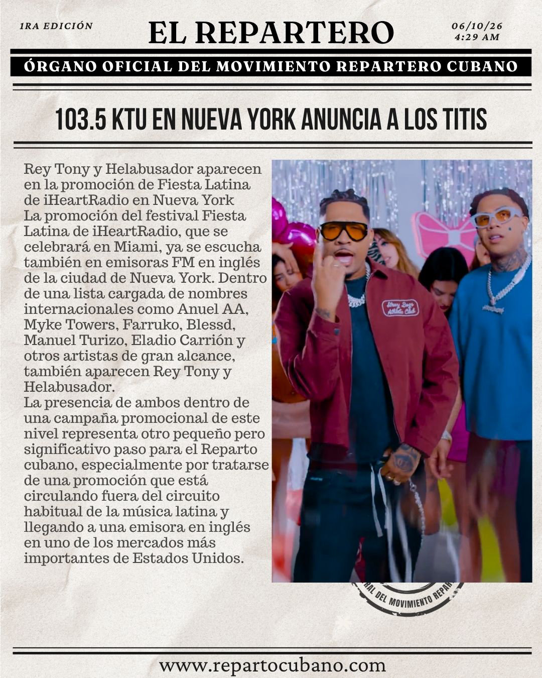 El Repartero — martes, 6 de octubre de 2026 — página 2