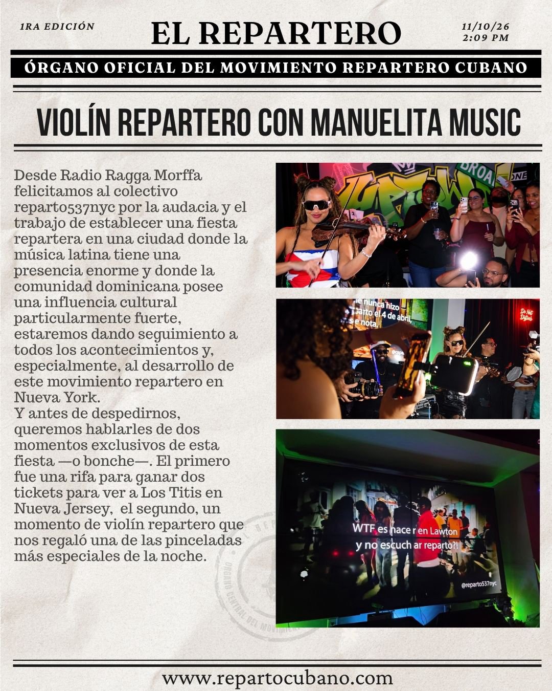 El Repartero — domingo, 11 de octubre de 2026 — página 4
